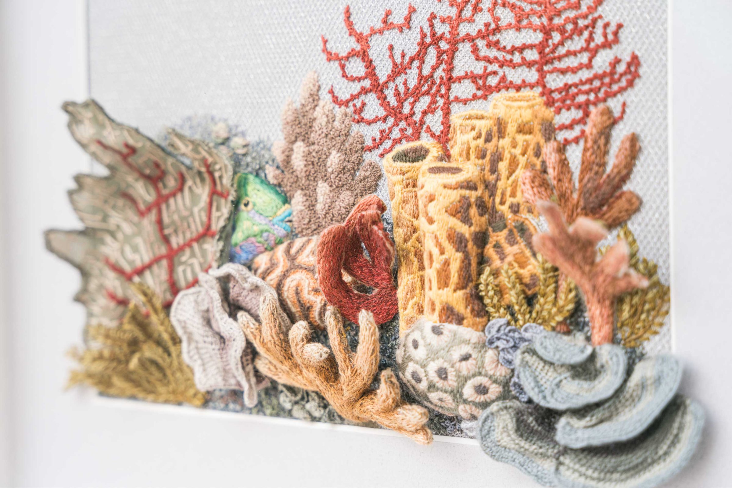 Detail of the living coral reef in Mother Nature I